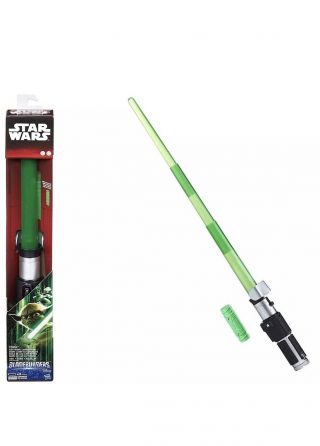 Star Wars: Episode Ii Bladebuilders Yoda Electronic Lightsaber Green