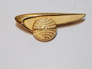 Vintage Pan Am Airlines Flight Attendant Wings Pin