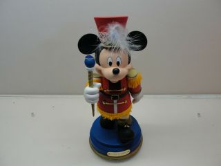 Rare Disney " Mickey On Parade " Nutcracker Limited Edition
