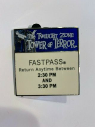 Disney Tower Of Terror Fast Pass Dca Wdi Mystery Pin Disney Imagineering Le200