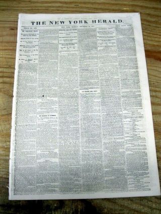 1863 Civil War Newspaper Negro Troops Union Army York State Corps D 