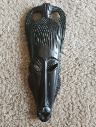 African Tribal Wooden Mask Hand Carved Made In Kenya