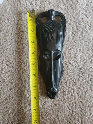 African Tribal Wooden Mask Hand Carved Made in Kenya 3