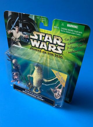 Autographed Power Of The Jedi Amanaman Star Wars Moc