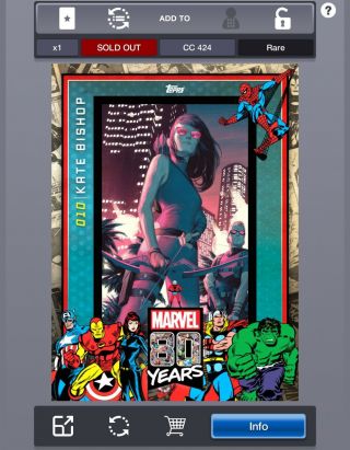 Topps Marvel Collect 80 Years Complete Wave 1
