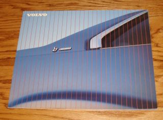 1987 Volvo 780 Deluxe Sales Brochure 87 Bertone