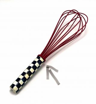 Mackenzie - Childs Courtly Check Large Whisk - Red 007