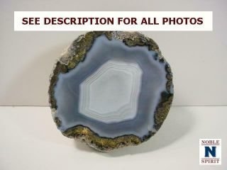 Noblespirit {3970}beautiful Agate In Geode Piece