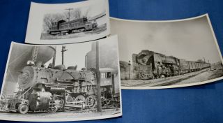 3 Vintage York Central Black & White Photos - Rail Photo Service