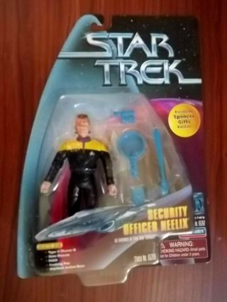 1997 Star Trek Voyager 5 " Security Officer Neelix Figure - Spencer Gift Edition