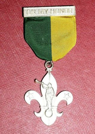 Vintage On My Honor Latter Day Saints Lds Mormon Boy Scout Religious Award Medal