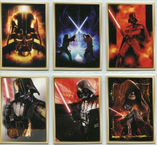 Star Wars Revenge Of The Sith Complete 6 Card Tin Exclusive Poster Chase Set