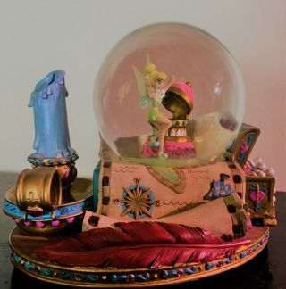 Tinker Bell Snow Globe Wind - Up Music Plays " You Can Fly 1953 Walt Disney Music