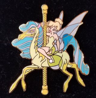 Disney Da Pin Le Tinker Bell Riding On A Carousel Horse Peter Pan