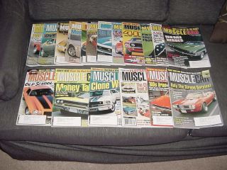 Muscle Car Enthusiast Magazines 36 Issues 2004 - 2006