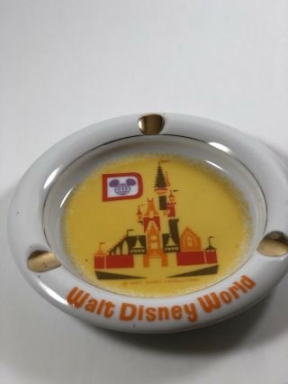 Vintage Walt Disney World Cinderella Ash Tray 1970s