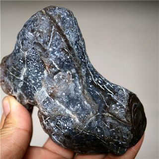 446g Tumbled Rough Gemstone Specimen Banded Agate Stone Collector Botswana