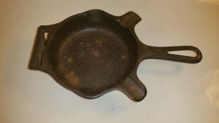 Vintage Griswold Mini Frying Pan Ashtray & Match Holder 570 A Quality Ware