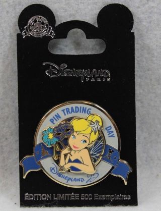 Disney Dlp Paris 25 Anniversary Pin Trading Day Le 500 Pin Tinker Bell Peter 447
