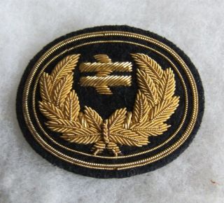 Obsolete Br  British Rail  Station Officers Bullion Cap Badge