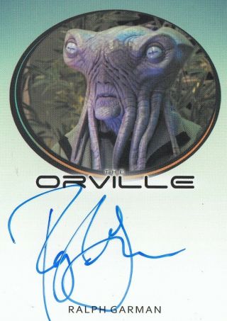 The Orville Season 1 - Ralph Garman (kanoot) Autograph Card Bordered Limited