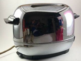 Vintage 1940s Toaster Proctor Dual Automatic Pop Up Custom Model 1483