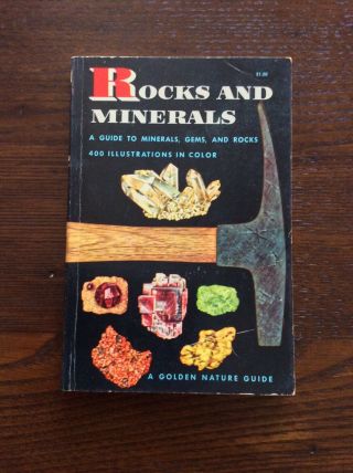 Rocks And Minerals (a Golden Nature Guide) 1957 (softcover)