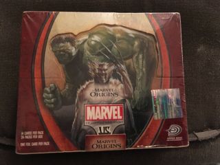 Upper Deck Marvel Origins Trading Card Game Box