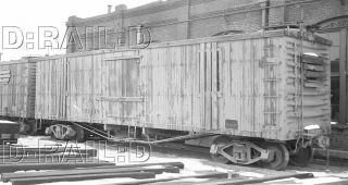9d907 1950s Rp/negative C&s Colorado & Southern Railroad Boxcar 99938