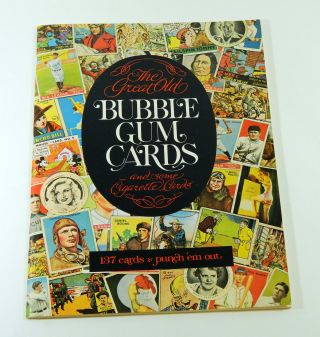 1977 The Great Of Bubble Gum Card & Some Cigarette Cards Unpunched Book (137)