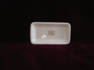 Vintage British Arways Royal Doulton China Salt & Pepper Or Butter Pat Tray
