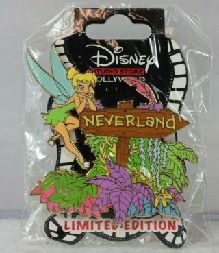 Disney Dsf Dssh Sign Post Le 300 Pin Neverland Tinker Bell Peter Pan