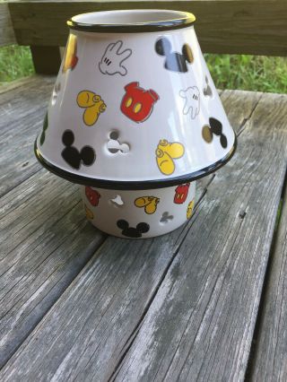 Disneys Disney Mickey Mouse Color Candle Holder Shade And Base