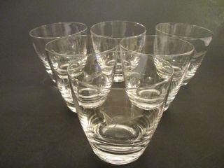Set Of Six 1960’s Ford Thunderbird Double Old Fashioned Glasses