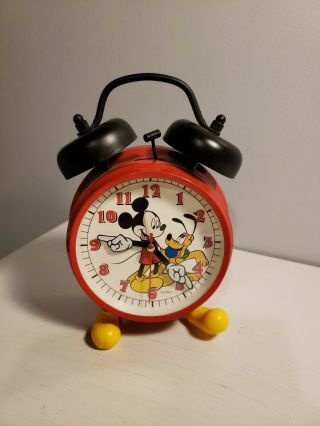 Disney Mickey And Pluto Alarm Clock C