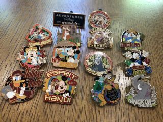 Rare 14 Disney Pins Adventures By Disney As Seen