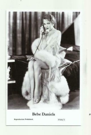 N487) Bebe Daniels Swiftsure (p184/3) Photo Postcard Film Star Pin Up