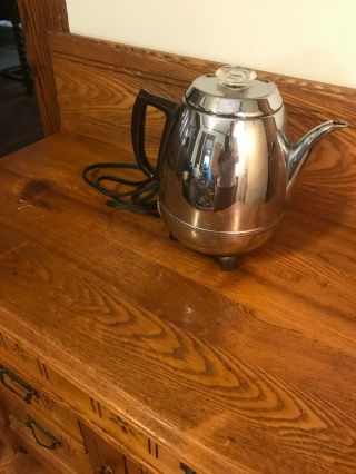 Vintage GE General Electric 8 Cup Automatic Percolator 13P30 Great 5