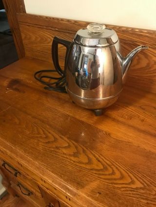 Vintage GE General Electric 8 Cup Automatic Percolator 13P30 Great 6