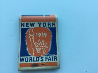 Vintage Matchbook Cover,  1939 York World’s Fair