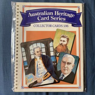 Australian Heritage Card Series Collector Cards 1 - 96 Binder Folder Book