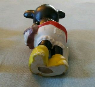 Vintage antique 1930 ' s Disney Mickey mouse Minnie mouse bisque figurines 8