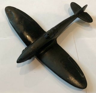 Wwii Us Air Corps Identification Model Id Black Airplane Supermarine Spitfire 42