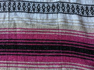 Pink Mexican Blanket,  Yoga Blanket,  Large, 2