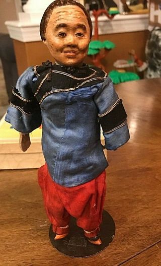 Antique/ Vintage Chinese Composition Character Doll