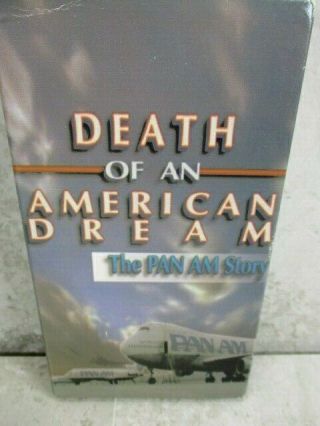 Death Of An American Dream The Pan Am Story Vhs Pan American Airlines Video