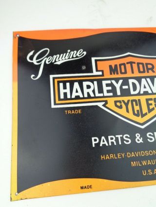 Harley Davidson Motorcycle Dealer Metal 17 