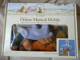 Winnie The Pooh Deluxe Musical Mobile Infants Tigger Eyore Piglet Pooh
