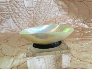 Vintage Mother Of Pearl Dish Ring Dish