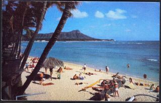 Boac To Honolulu.  Vintage Official Promotional Postcard.  Uk Post